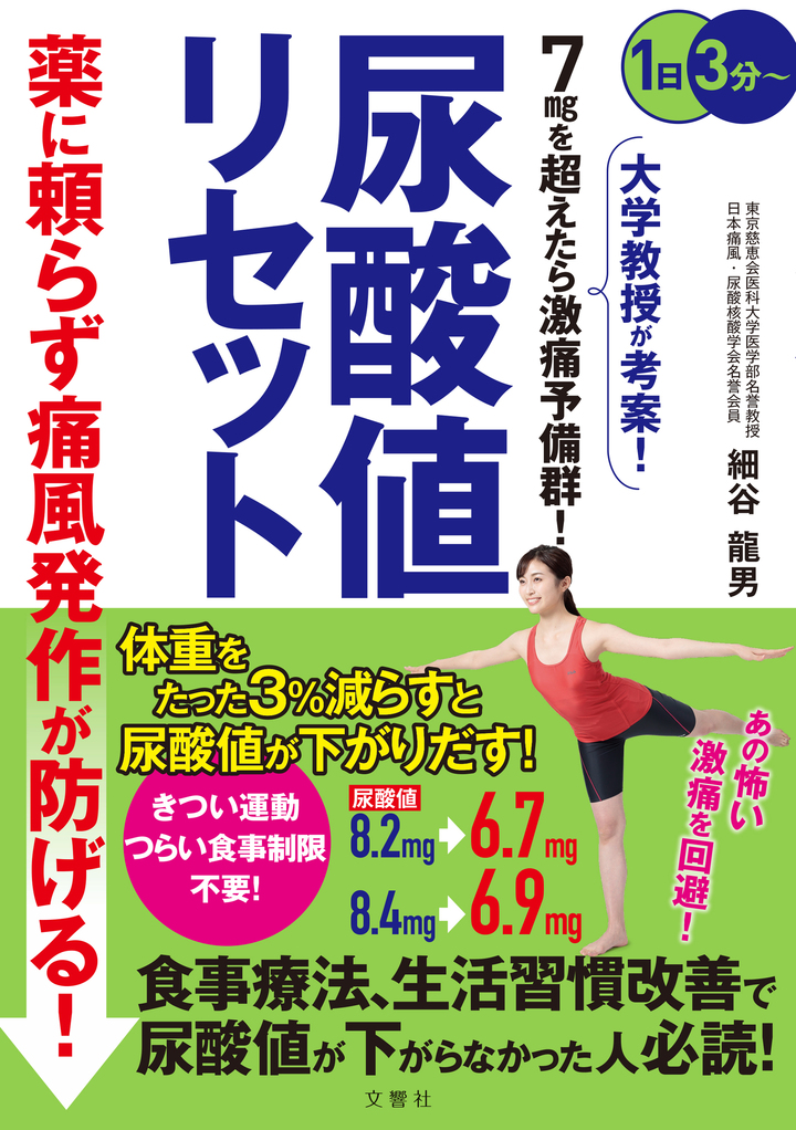 薬に頼らず痛風発作が防げる！　尿酸値リセット