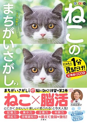 毎日脳活スペシャル　ねこのまちがいさがし２