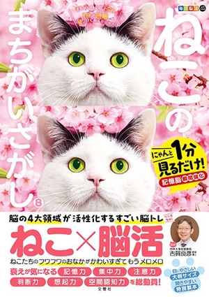 毎日脳活スペシャル　ねこのまちがいさがし８