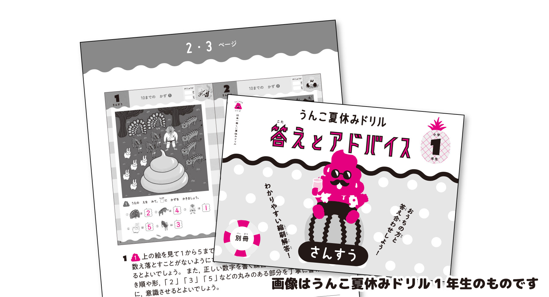 別冊の縮刷解答・解説は、答え合わせがしやすいだけでなく、問題の意図や解き方のヒントも満載
